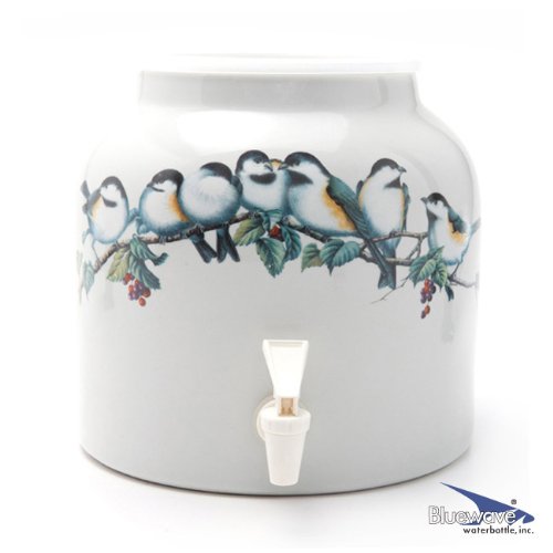 DD399-Songbirds 2.5G Porcelain Dispenser