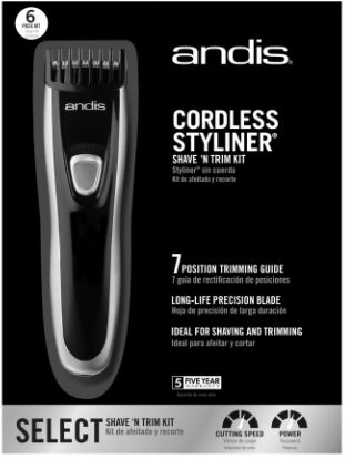 AND-21025 Trimmer/Styliner Cordless