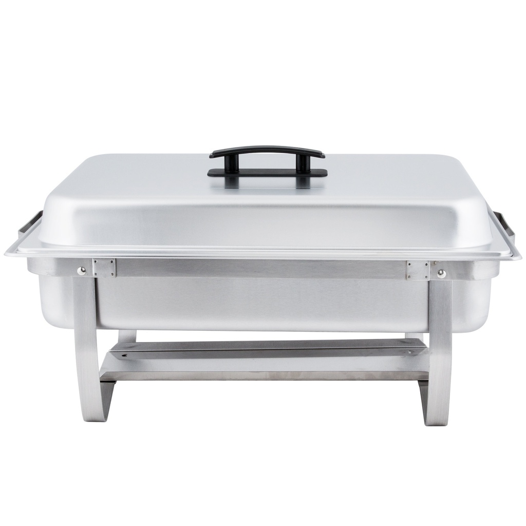 100FOLDCHAFE-Choice Economy 8Qt Full Size Stainless Steel /Chafer with Folding Frame