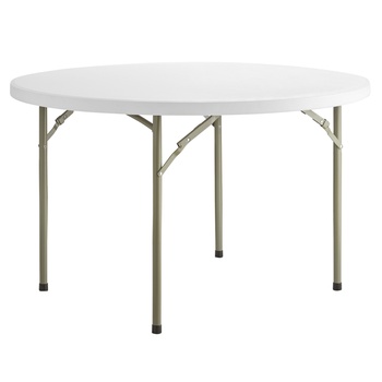 [414078] 384YCZ48RND-Lancaster Table 48" Round Heavy Duty Granite White Plastic