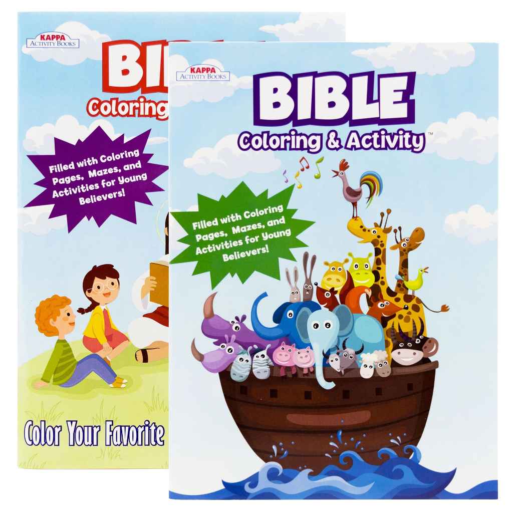 47100-BAZIC Kappa Favorite Bible Stories Coloring & Activity Book 48/C