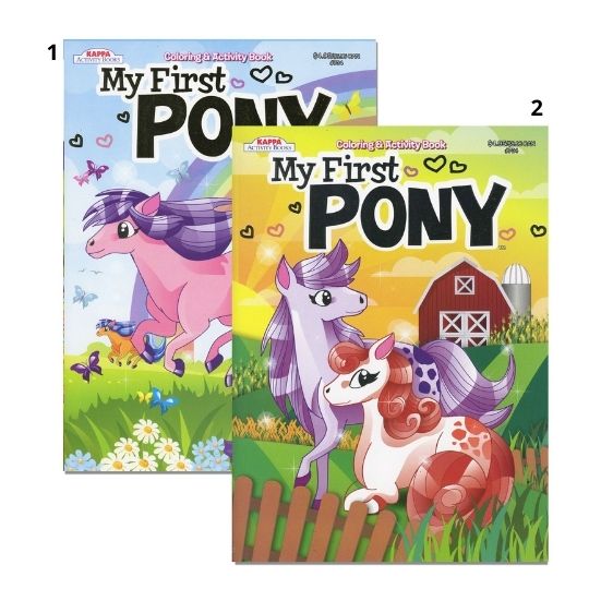 734-My First Pony Foil & Embossed Coloring & Activity Book 48/C *