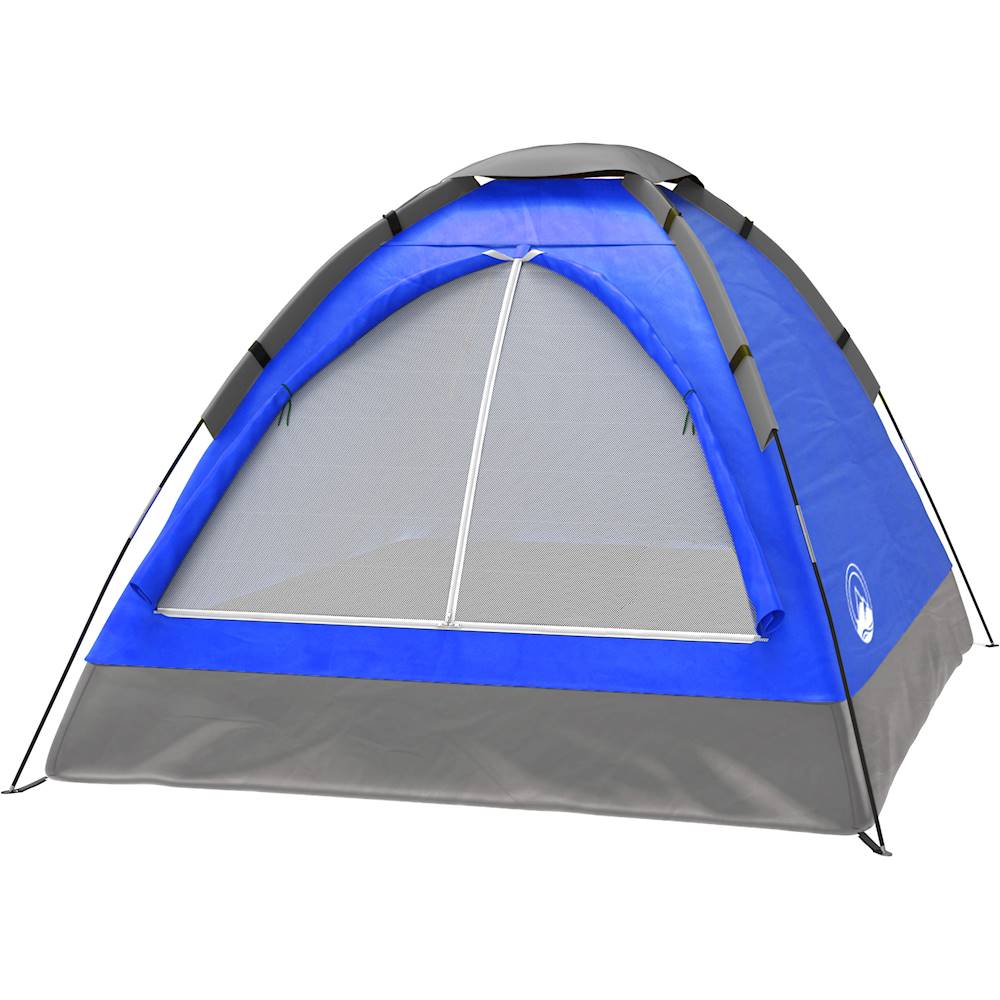 1003186493-Wakeman Outdoors 2 Person Blue /Yellow Dome Tent w/Carry Bag