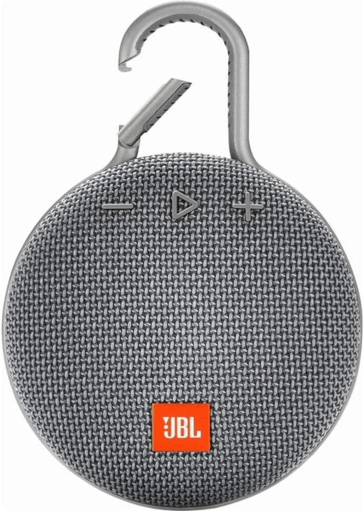 JBL Clip 3 Portable Bluetooth Speaker (Stone Grey)