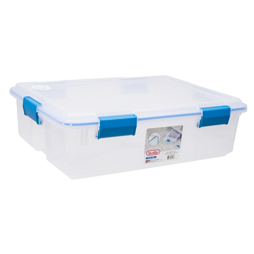 DV-28228-GASKET BOX CLEAR 37qt STERILITE *