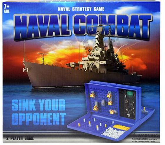 1571-Naval Combat Battle Game in color box