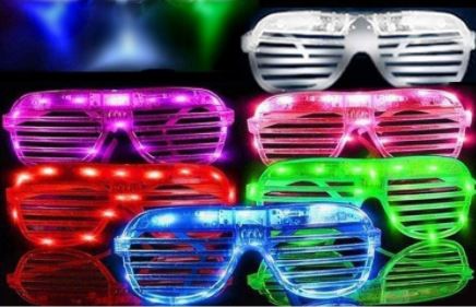 GP-PG06 LIGHT UP PARTY GLASSES WINDOW TOY 12/IC*