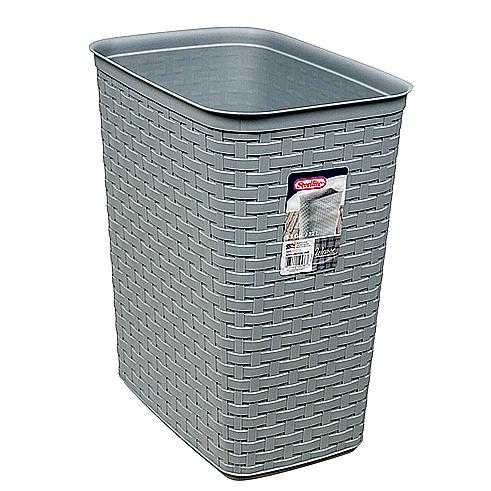 27539-WASTBASKET 5.8GL CEMENT WEAVE STERILITE