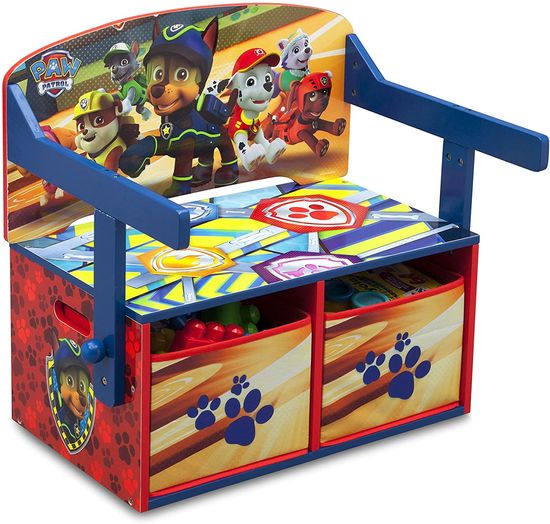 TB83332PW1121-Delta Kids Convertible Activity Bench and Desk, Nick Jr. PAW Patrol