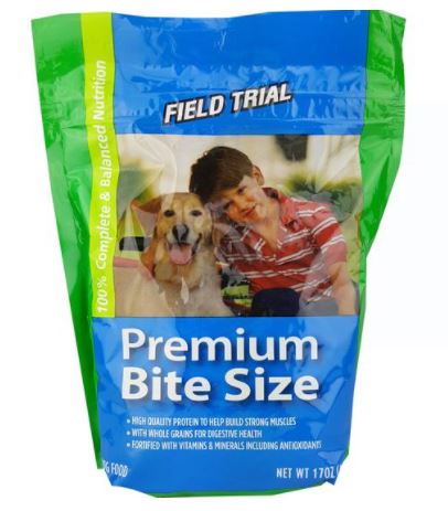41209 / 551382 Field Trial Dog Food Bite Size/16oz#12468 10/CS