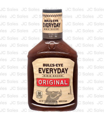 29641 / 674144 BULL'S EYE BBQ SAUCE ORIGINAL 18 OZ #56 12/CS