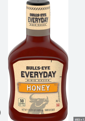 29642/674145 BULL'S EYE BBQ SAUCE HONEY 17.5 OZ  #54 12/CS