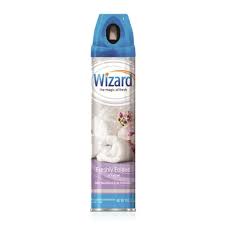 30-W-AF-FL/D-00844-12/108367-WIZARD AIR FRESHENER 10 OZ FRESH FOLDED LINEN