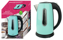 KT-1710BL  1QT ELECTRIC STAINLESS STEEL KETTLE BL/BLK 8/C