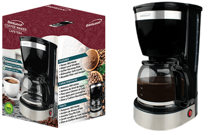 TS-215BK   12 CUP COFFEE MAKER BLK 6/C