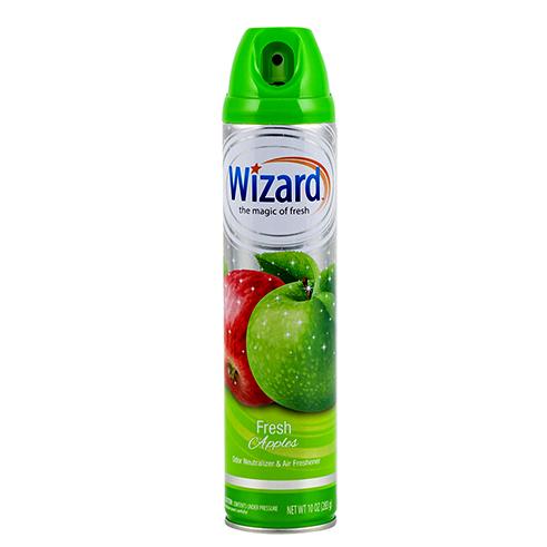 30-W-AF-FA WIZARD, AIR FRESHENER SPRAY FRESH APPLE 10oz  12/CS