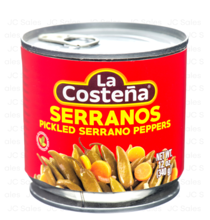 108815 LA COSTENA SERRANO PEPPER 12 OZ /12CS