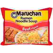 185456 MARUCHAN RAMEN BEEF NOODLE SOUP 3 OZ/24CS