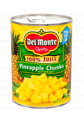 02656 DEL MONTE PINEAPPLE CHUNKS 20 OZ /12CS