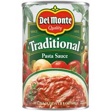 41804 DEL MONTE PASTA SAUCE 24 OZ TRADITIONAL/12CS