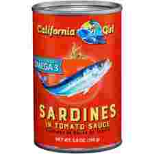 85060 CALIFORNIA GIRL SARDINES 5.5 OZ TOMATO /24CS