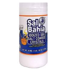 301107 SAL BAHIA IODIZED SEA SALT 26OZ /12CS