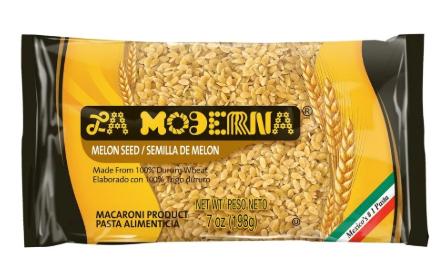 29347 LA MODERNA PASTA 7 OZ MELON SEED/20CS