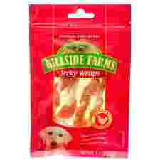 229671 / 909172 HILLSIDE FARMS 1.3oz CHICKEN & RAWHIDE JERKY WRAP 48C