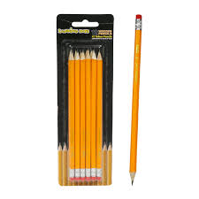 20756-PENCIL 12ct. YELLOW #2 wERASER