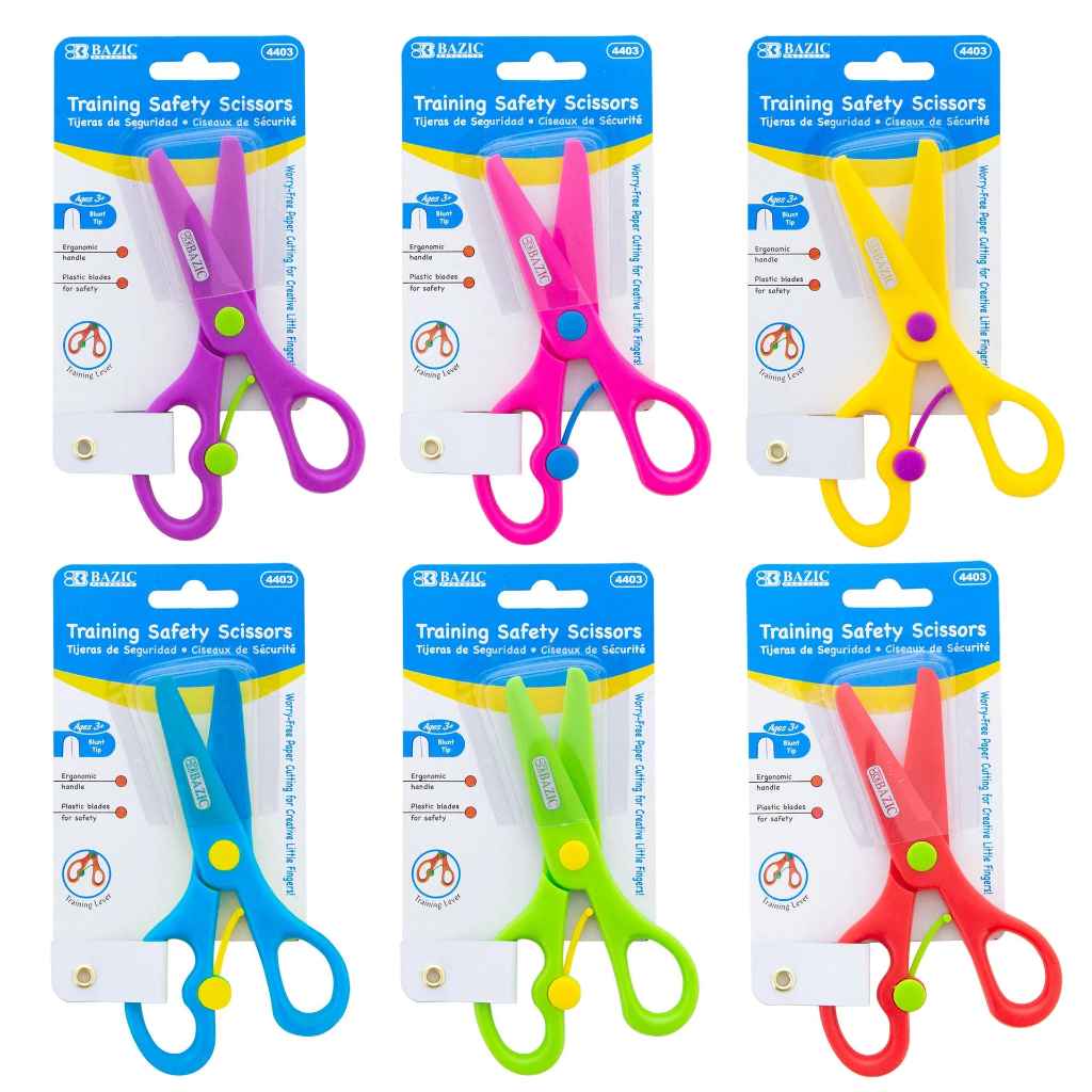 4403-BAZIC 5" Kids Training Scissors 24bx/144c