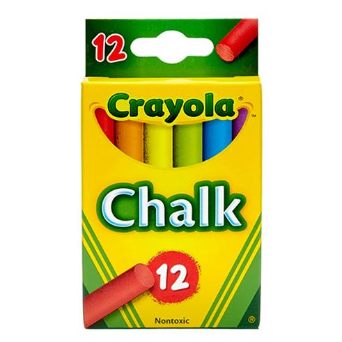 32094-CHALK,12ct CRAYOLA ASST/CLRS
