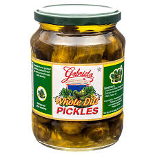 16163 - GABRIELA WHOLE DILL PICKLES 24oz / 12cs