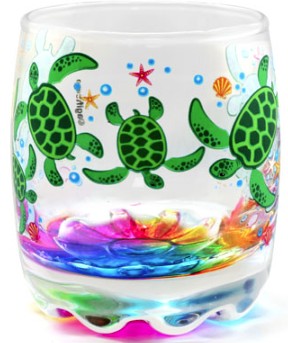 18631 - SEA TURTLE R/BOW BOTM.2oz.SHOT GLASS