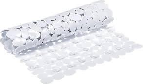 8551-WH- White PVC Pebble Bathtub Mat (24/cs)