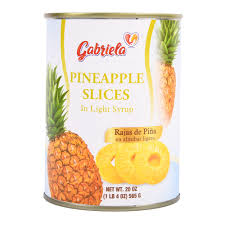 17652 - GABRIELA PINEAPPLE SLICES 20oz/24cs