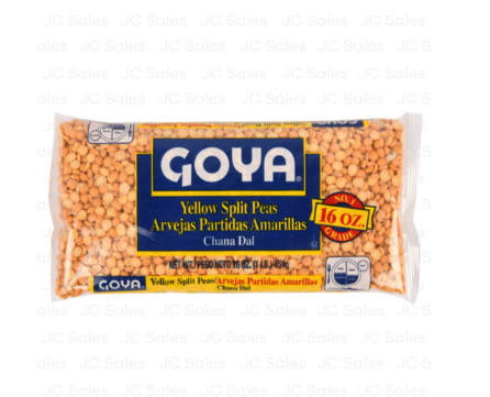 778633 - GOYA YELLOW SPLIT PEAS 16oz/24cs