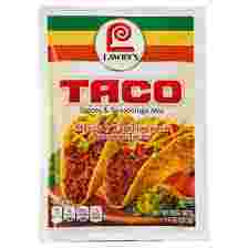 255242 LAWRY'S TACO SEASONING MIX 1 OZ  12/C