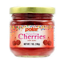 16148 POLAR MARASCHINO CHERRIES 7 OZ NO STEM  12/C