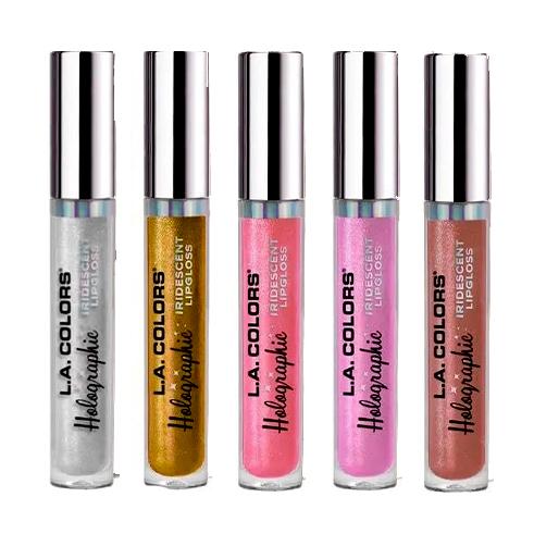 86043-LIPGLOSS 6 ASST HOLOGRAPHIC LA