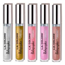 86043-LIPGLOSS 6 ASST HOLOGRAPHIC LA