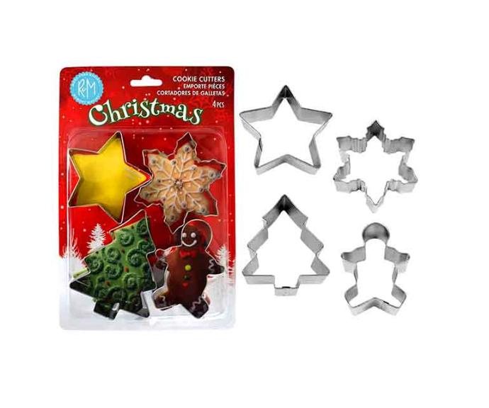 81522X-COOKIE CUTTER SET,4pc 4" 4AST