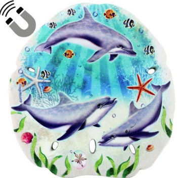 73540 - DOLPHINS 3" SANDOLLAR/MAG
