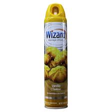 30-W-AF-VC WIZARD AIR FRESHNER SPRAY VANILLA COOKIE 10oz. 12/CS