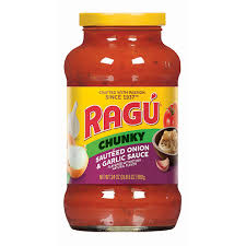 124655 - RAGU CHUNCK SAUTEED ONION&GARLIC SCE 24 OZ