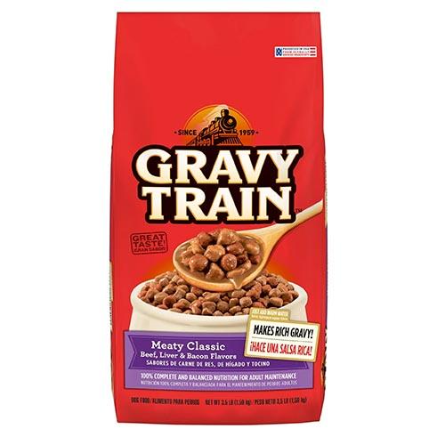 156326 - GRAVY DOG TRAIN BEEF FLVR & BACON 3.5lbs MEATY CLASSIC