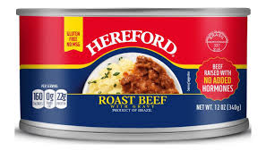 25045 HEREFORD ROAST BEEF W GRAVY 12 OZ 12/PK