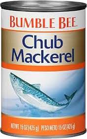 47672 BUMBLE BEE MACKEREL CHUB 15 OZ 12/PK