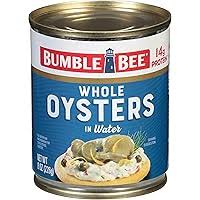 50202 BUMBEE WHOLE OYSTER 8 OZ 12/PK