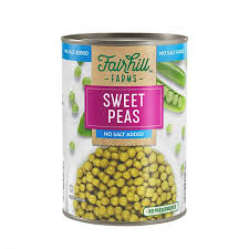 30320 NO SALT SWEET PEAS 15 OZ 24/PK