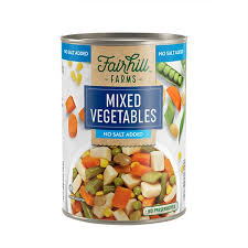 30350 NO SALT MIXED VEGETABLES 15 OZ 24/PK